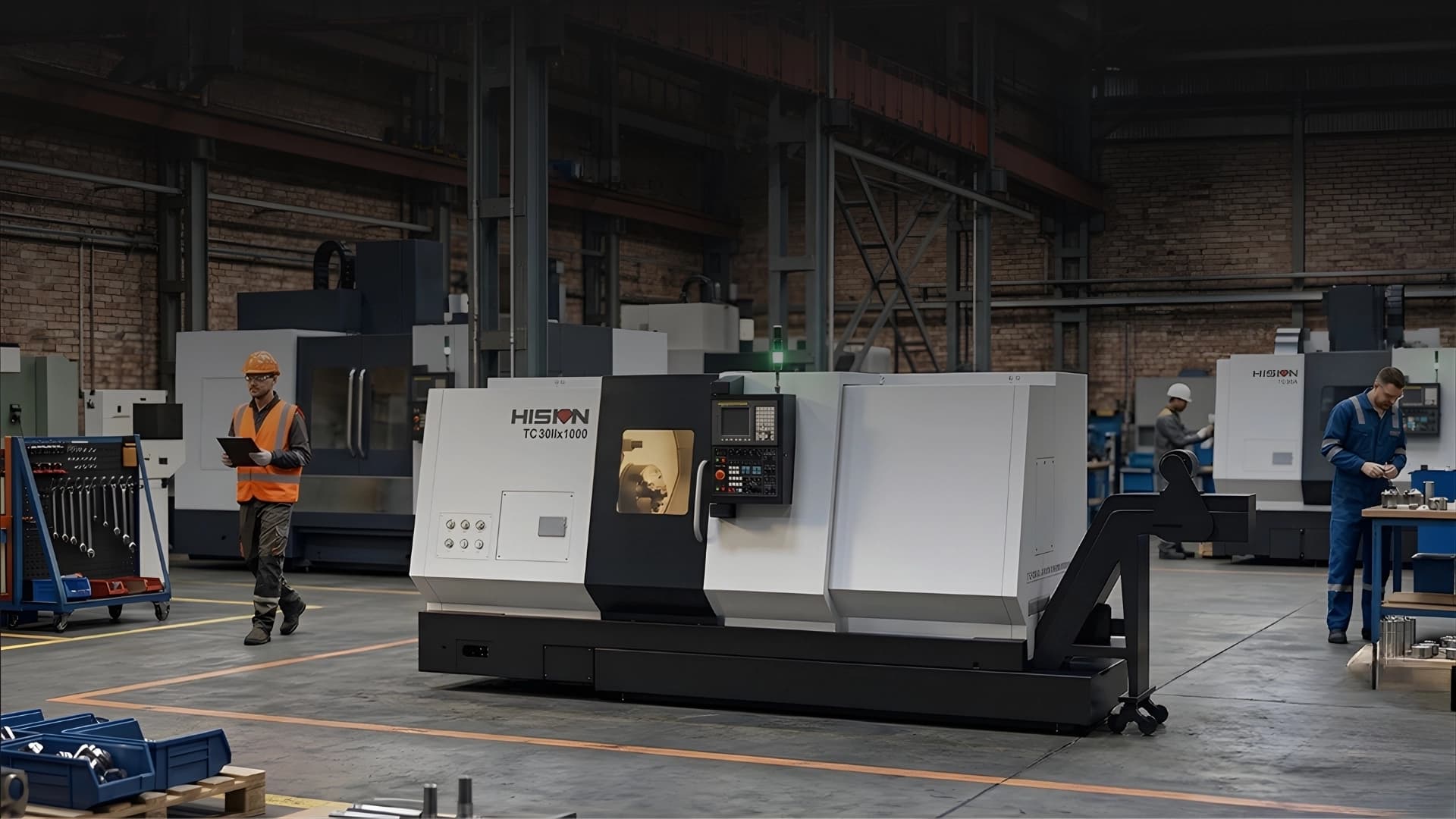 Haitian Norte — Maquinaria CNC en operación