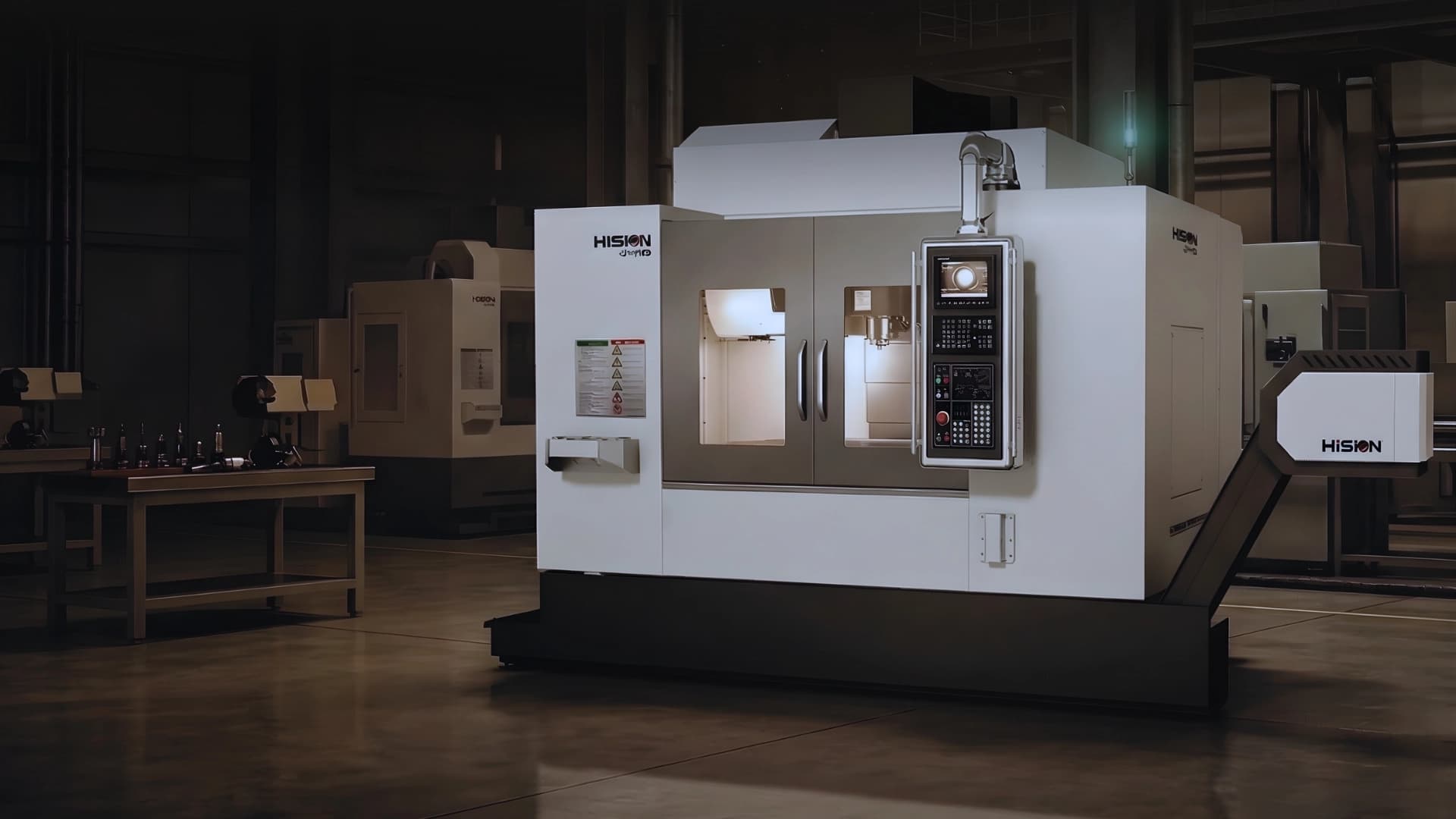 Pieza maquinada — tiempo de actividad continuo